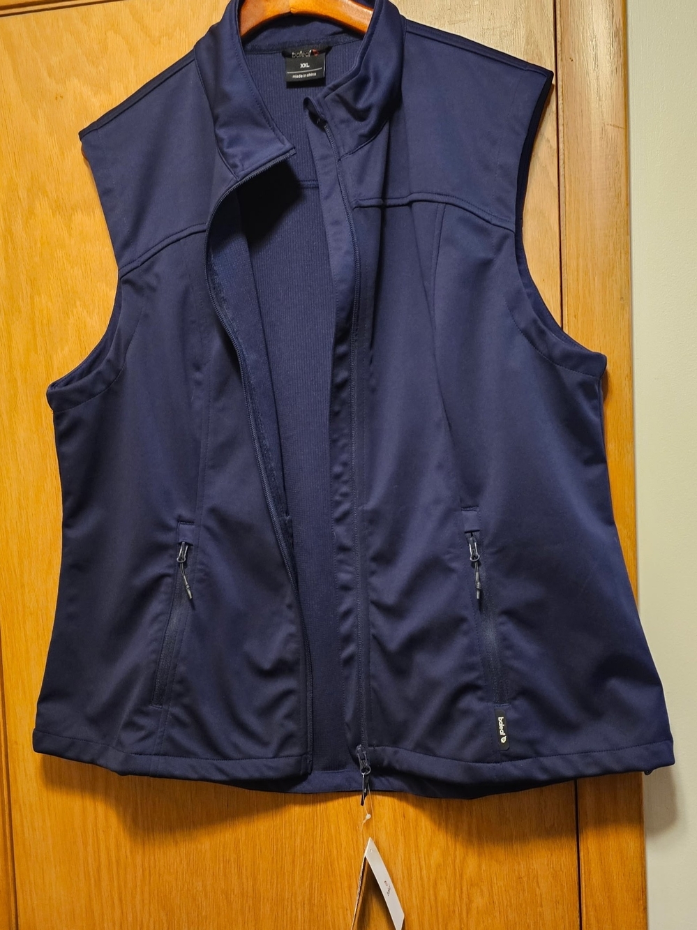 Baleaf Navy Softshell Men's Vest XL/XXL Water Resistant!